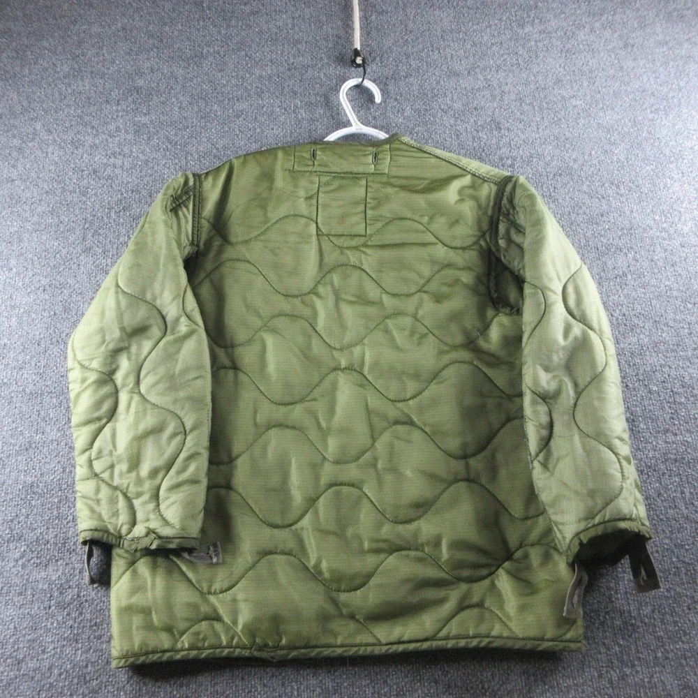 U.S. Military Jacket Mens XS Green Quilted Nylon Liner Field Cold Weather
